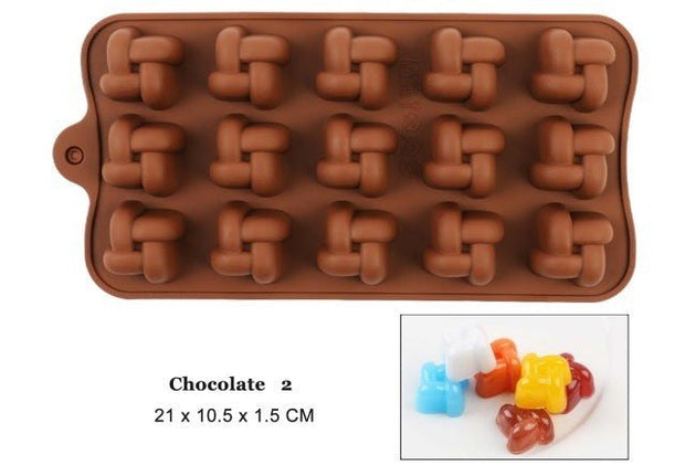 Silicone Chocolate Mold 29 Shapes Chocolate Baking Tools Non - stick Silicone Cake Mold - My Store