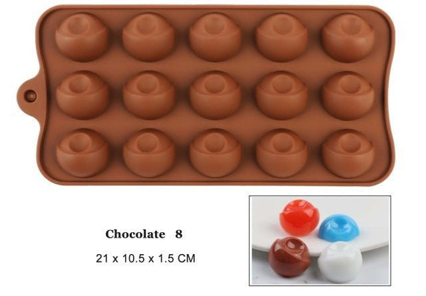 Silicone Chocolate Mold 29 Shapes Chocolate Baking Tools Non - stick Silicone Cake Mold - My Store