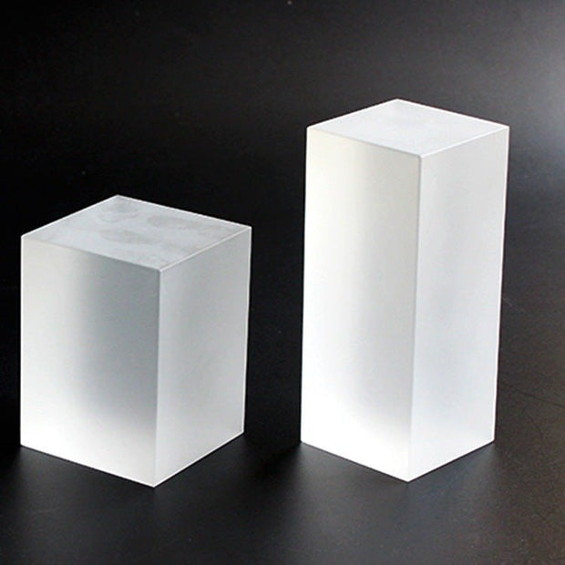Transparent Crystal Glass Cube White Embryo Crystal Cube - My Store
