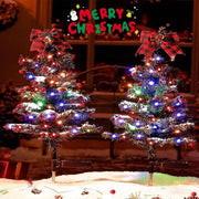 Waterproof Outdoor Christmas Decorations Solar Christmas Tree 2 Modes Yard Stake Christmas Pathway Light For Garden Yard Decor - My Store