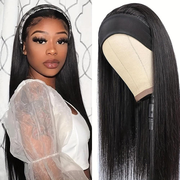 Wig Headband Wig for Long Straight and Curly Hair | Versatile Style