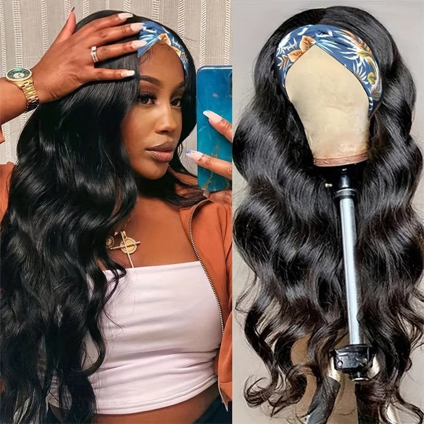 Wig Headband Wig for Long Straight and Curly Hair | Versatile Style